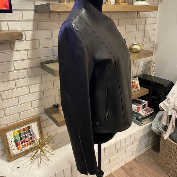 Black Theory Phelan New Ford Leather Jacket, Large - Picture 11 of 15